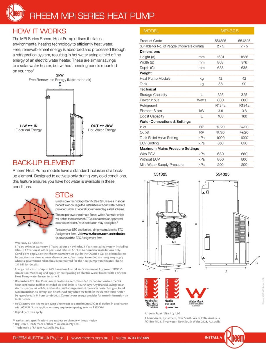 rheem mpi 325 manual